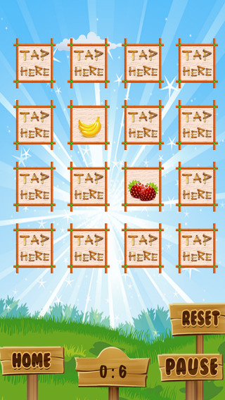 【免費遊戲App】A Matching Game for Children: Learning with Fruits and Vegetables-APP點子