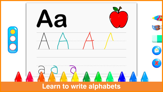 Tabbydo Alphabets Writing : Letter tracing game for kids and preschoolers