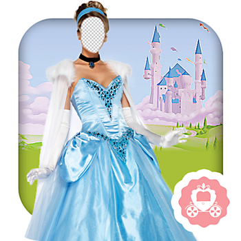 Fairytale Princess Gown Photo Montage FREE LOGO-APP點子