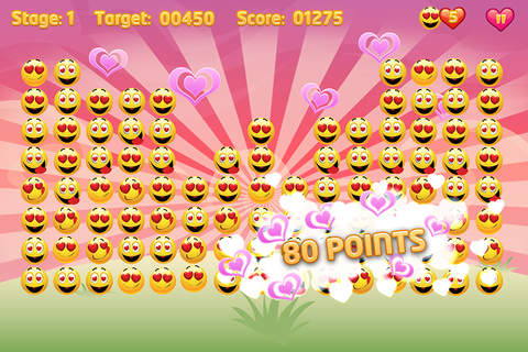 The Emoji Valentine Match-Up - Crazy Smileys of Hearts Pro screenshot 4