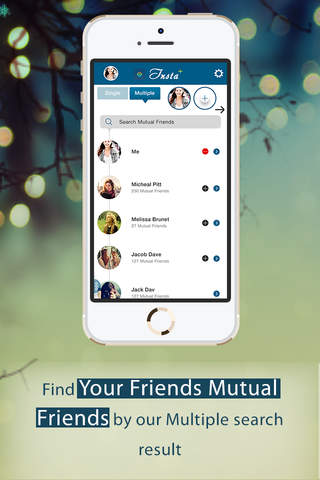 Insta Plus - Find Mutual and Multiple friends Mutual of Instagram screenshot 2