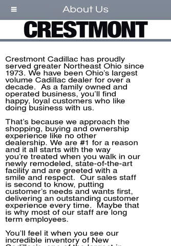Crestmont Cadillac screenshot 2