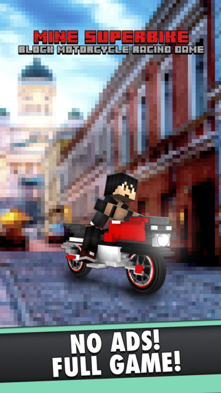 Mine Superbike - Block Motorcycle Racing Game