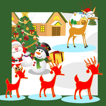 Adventurous X-mas Logic Game-s For Baby & Kids: Sort-ing By Size With Christmas Santa LOGO-APP點子