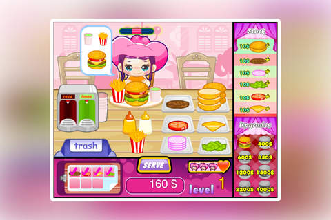 Cute Girls Cooking Burgers screenshot 2