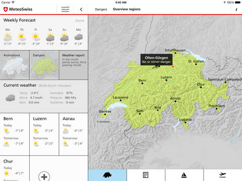 【免費天氣App】MeteoSwiss-APP點子