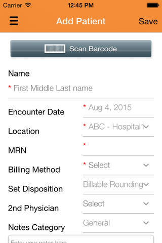 Patient Lists screenshot 2