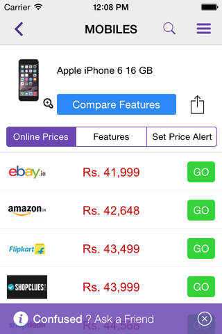 CompareRaja - Price Comparison and Discount Coupons App (India) screenshot 3