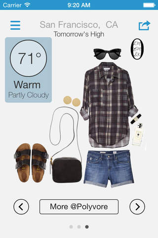 DressCast - Weather Inspired Styles from Fashion Experts screenshot 2