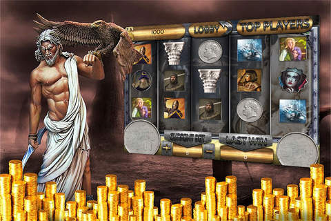 `` 2015 `` Aaba Olympus Slots - Clash of the Gods Machine Casino Game screenshot 2