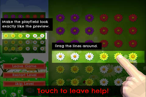 Meadow Flow - PRO - Slide Rows And Match Colorful Daisies Smart Puzzle Game screenshot 4