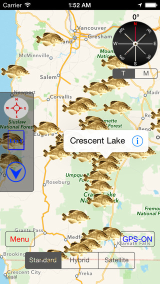 免費下載交通運輸APP|Oregon: Fishing Lakes app開箱文|APP開箱王