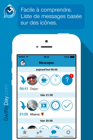 SwiftlyDay - Visual Secure Messenger screenshot 3