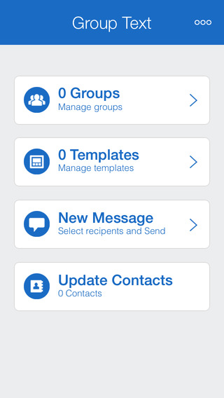 Group SMS pro - Send quick sms text iMessages photos templates and Messages in to group recipients
