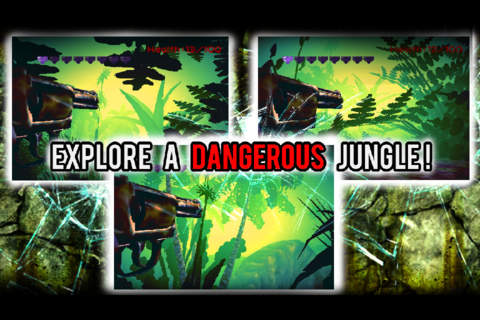 8-bit Jurassic Raptor Revenge 3D - Dinosaur Horror Game screenshot 2