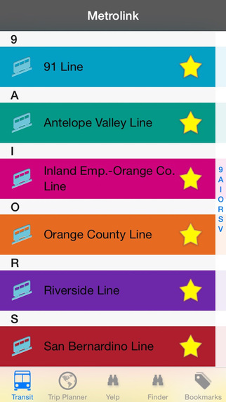 Metrolink Instant Route and Stop Finder and Trip Planner