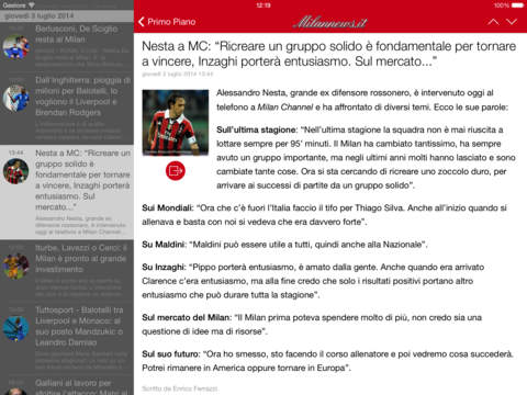 【免費運動App】MilanNews.it-APP點子