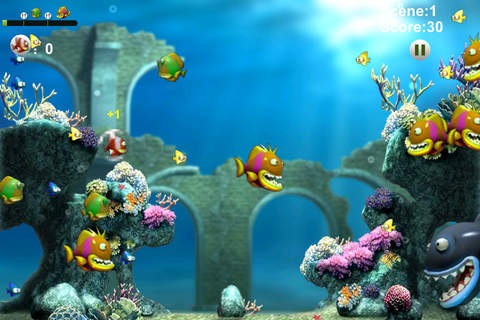 A Hungry Fish attack : Extreme Sea Monstar evolution game FREE! screenshot 3