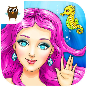 Mermaid Ava and Friends - Ocean Princess Hair Care, Make Up Salon and Dress Up (No Ads) LOGO-APP點子