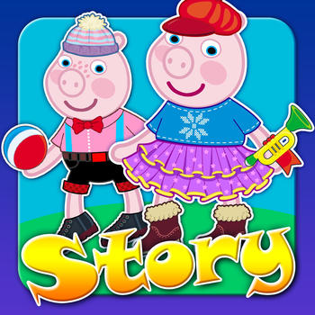 My Interactive Happy Little Pig Story Book Dress Up Time Game - Advert Free App LOGO-APP點子