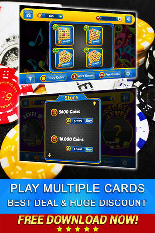 BINGO 5 - Play Casino and Number Card Game for FREE ! screenshot 3
