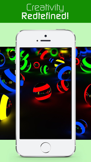 【免費娛樂App】Amazing Neon Wallpapers HD,Colorful Images,Shiny Backgrounds, Photo Editor & Puzzle Game for iOS 8-APP點子