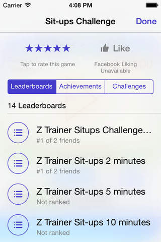 Sit-ups Challenge screenshot 3