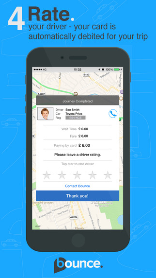 【免費旅遊App】Bounce - The Minicab App-APP點子