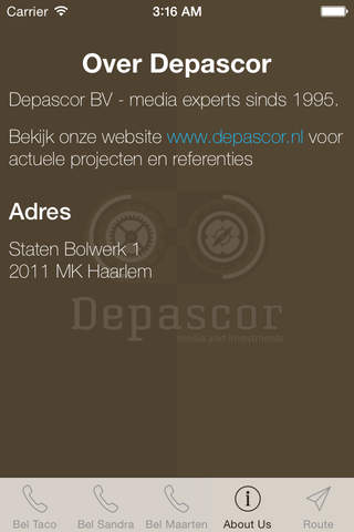Depascor Media BV screenshot 2