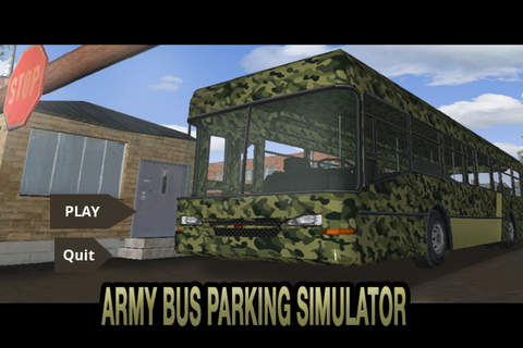 Army Bus Parking Simulator 2015 screenshot 2