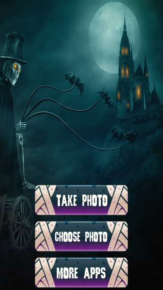 A Halloween Witches Photo Booth Maker - Scary Picture Makeover w Skeleton Corpse