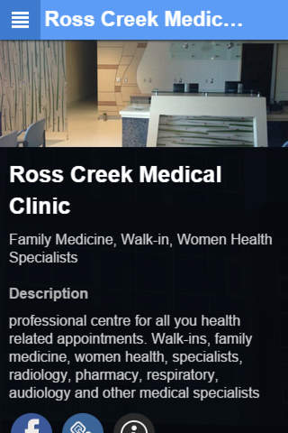 Ross Creek Medical Clinic screenshot 2