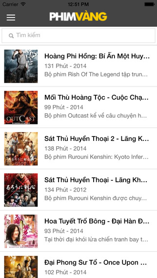 【免費娛樂App】Phim Vàng-APP點子