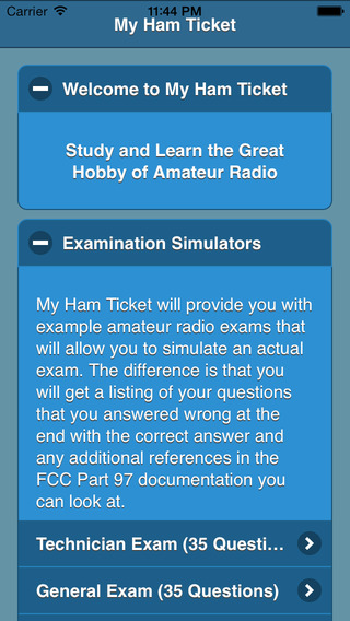 My Ham Ticket - Amateur Radio Exam Practice Regulation Guide