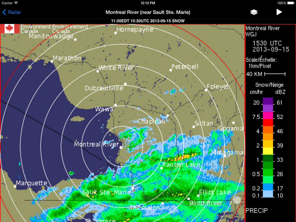 weather network radar london