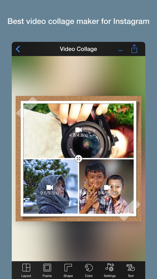 InstaVideo+ - Video Collage and Slideshow for Instagram