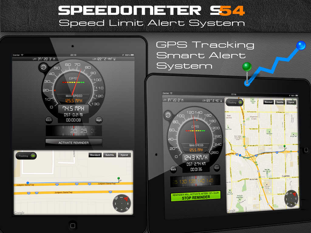 App Shopper Speedometer s54 (Speed Limit Alert System) (Navigation)