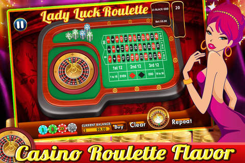 Lady Luck Roulette Free - by Lady Luck Casino screenshot 2