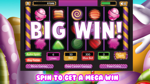 Jackpot Casino Holiday- Candy Themed 5-Reels Slot Machine Bonanza