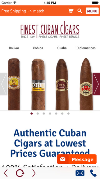 Finest Cuban Cigars - Premium finest Cuban cigars at best quality and genuine Havanas
