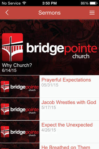Bridgepointe Church NC screenshot 2