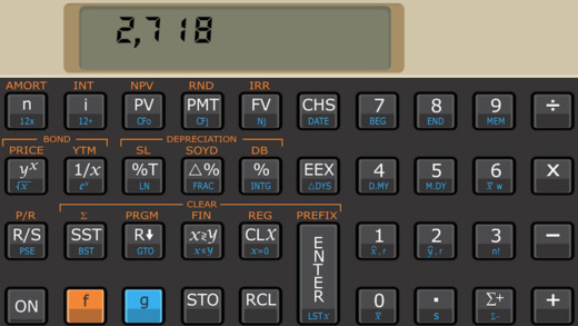 Touch 12i financial calculator