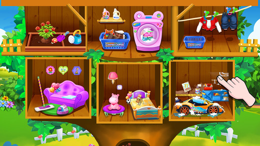 【免費遊戲App】Treehouse Kids! Little Play House Game-APP點子