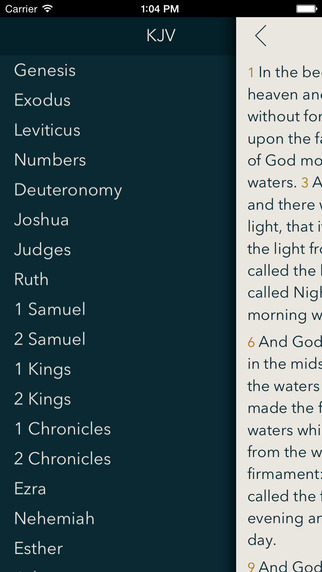 Bible Reader - A delightful way to read the King James Version of the Holy Bible