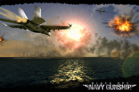 Black Ops Navy Gunship 3D - Army Elite Force Strike Frontline Shooting Game screenshot 2