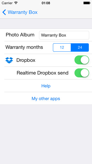 【免費生產應用App】Warranty Box-APP點子