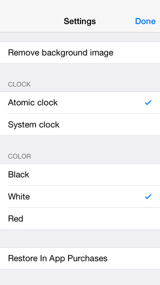 【免費工具App】Atomic Clock PRO - The exact time digital or analog with your own background picture-APP點子