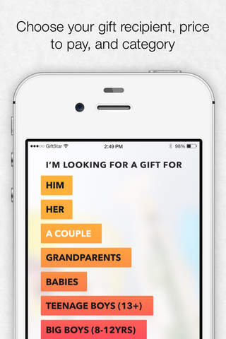 Giftstar: discover great gifts screenshot 4