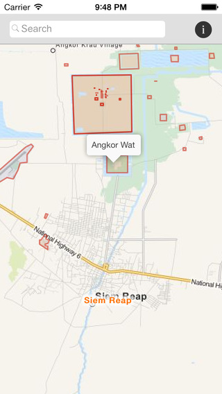 Siem Reap Tourist Map