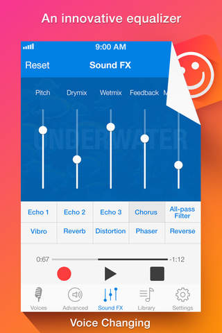 Voice Changer - 18 unique effects™ screenshot 2